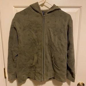 Canyon River Blues Green Zip-up w/ Design